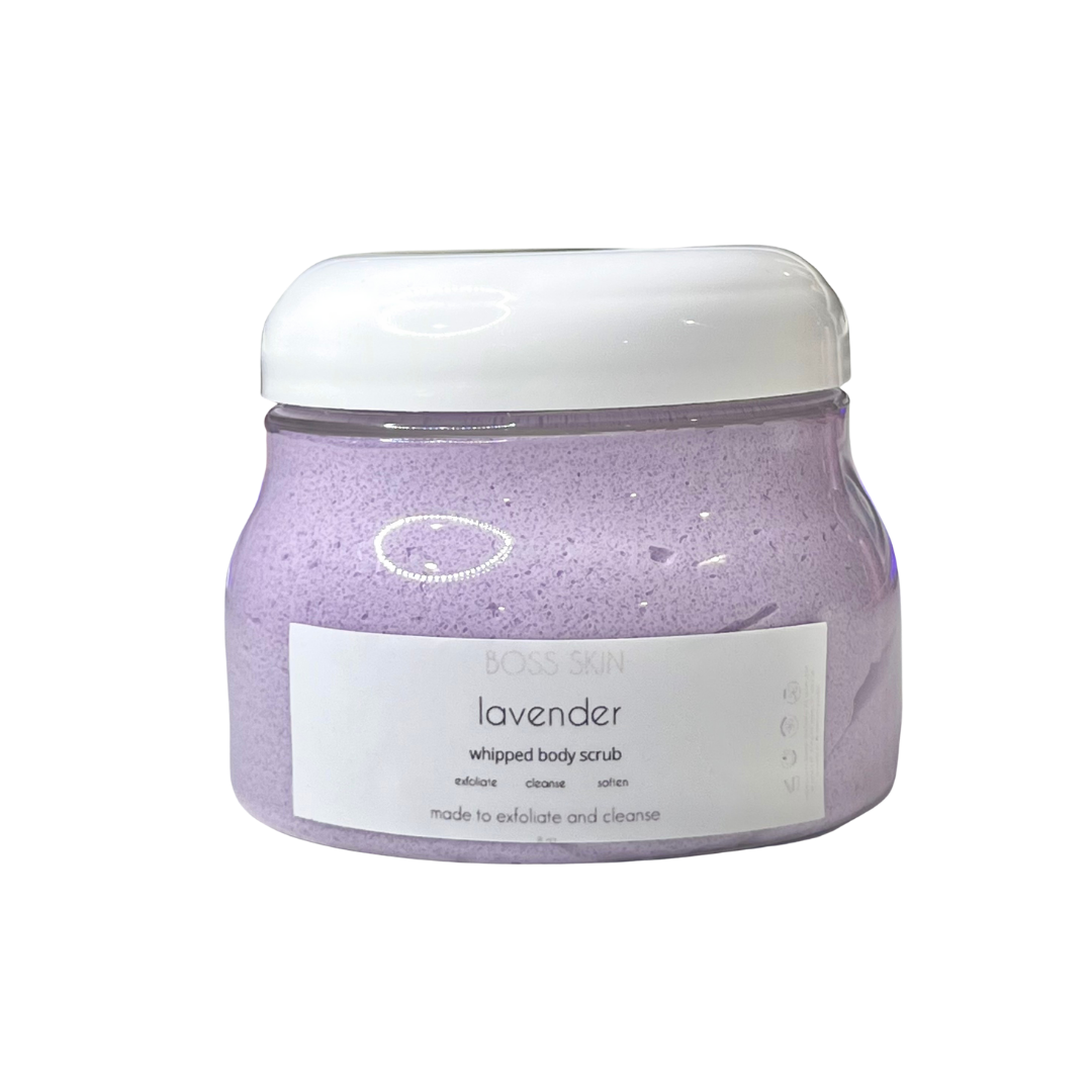 Lavender Whipped Body Scrub Boss Up Cosmetics