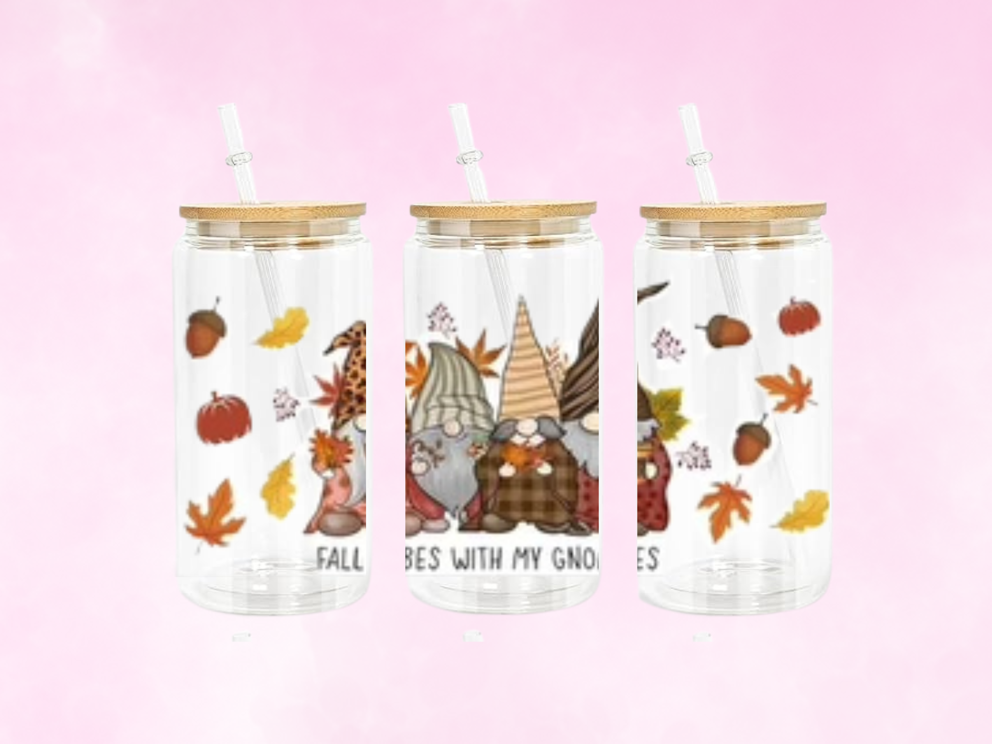 Fall Vibes With My Gnomies Cup