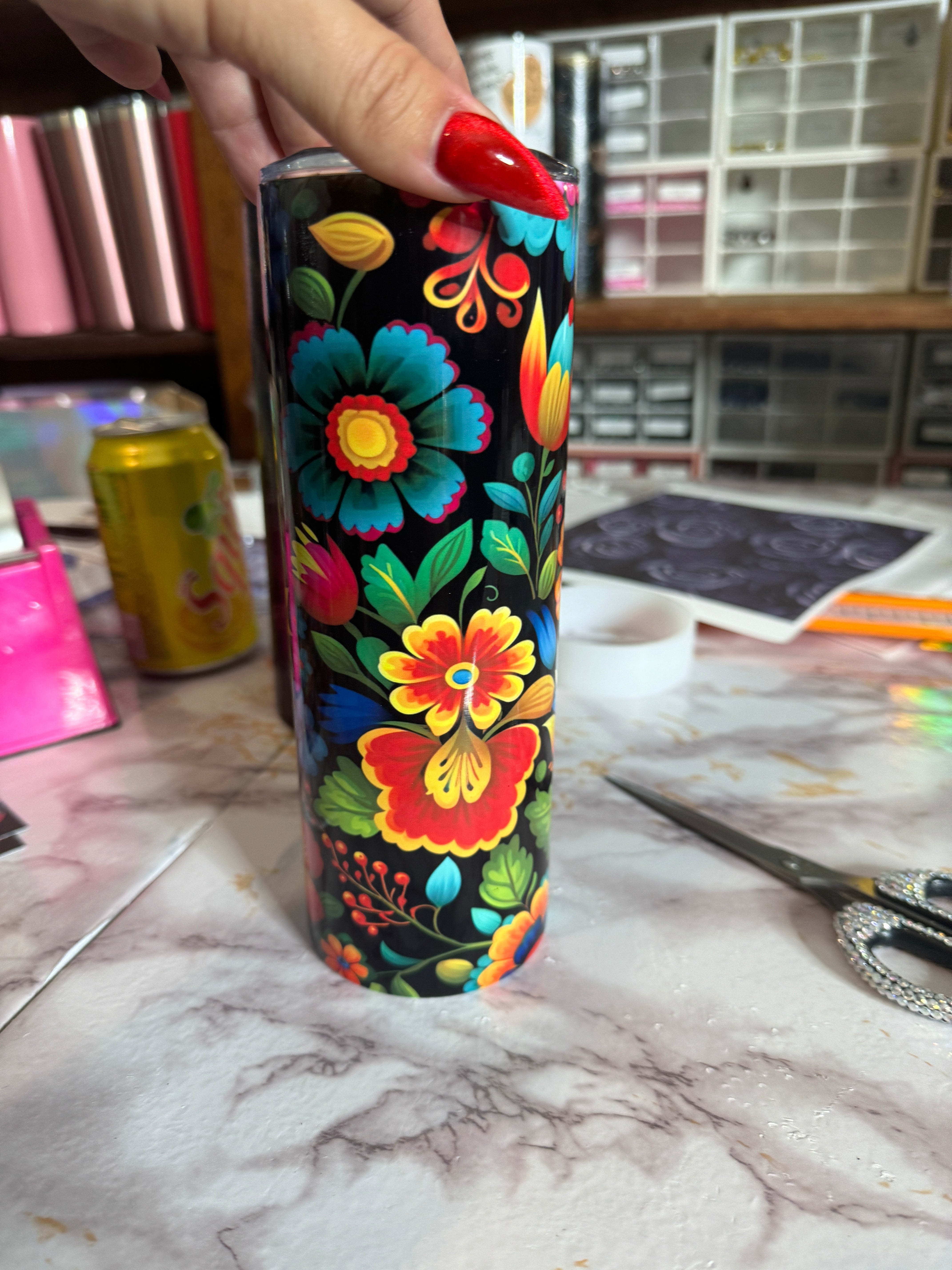 Mexican Flowers 20oz Tumbler
