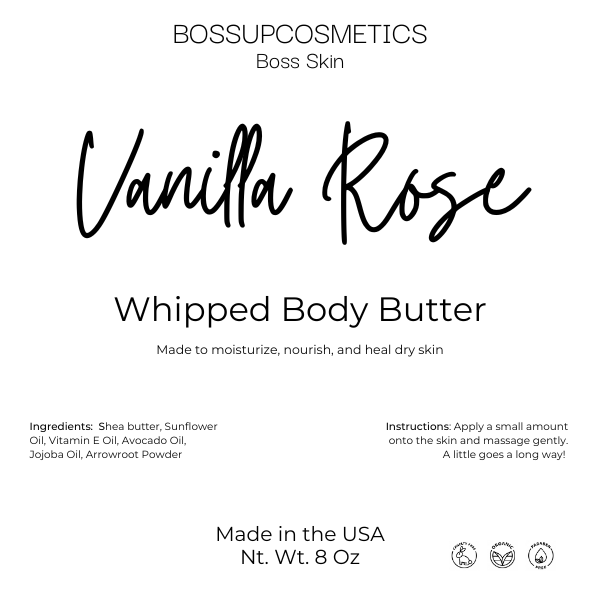 Vanilla-Rose Body Butter